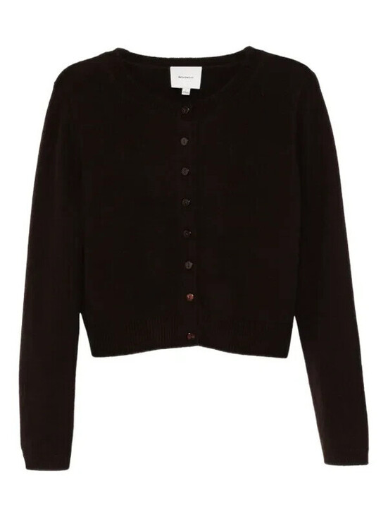Reformation Sweaters - NEW, Reformation Clara Cashmere Crew Cardigan in Brown Sz M #S7620